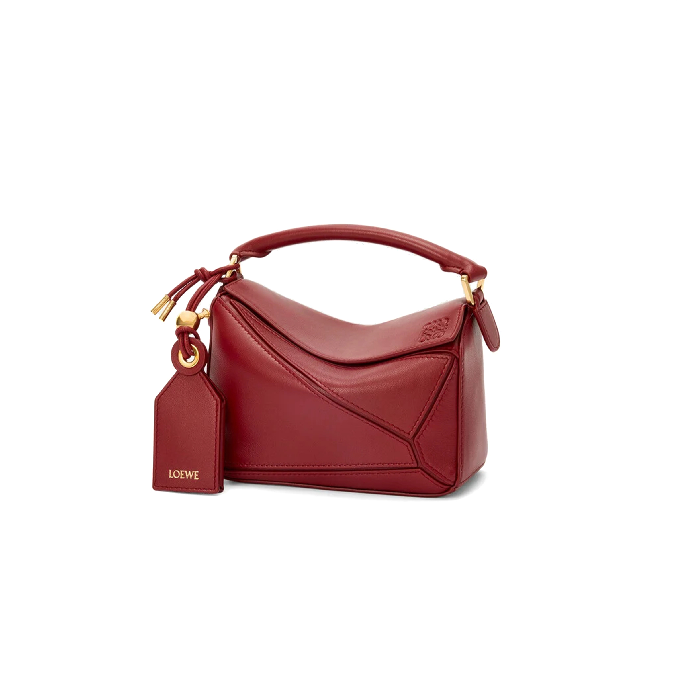 LOEWE MINI FEATHERLIGHT PUZZLE BAG IN NAPPA LAMBSKIN A510PLIX04 (17.5*12.5*7.5cm)